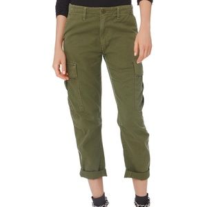 RE/DONE Olive Army Green Cargo Cotton Pants 26